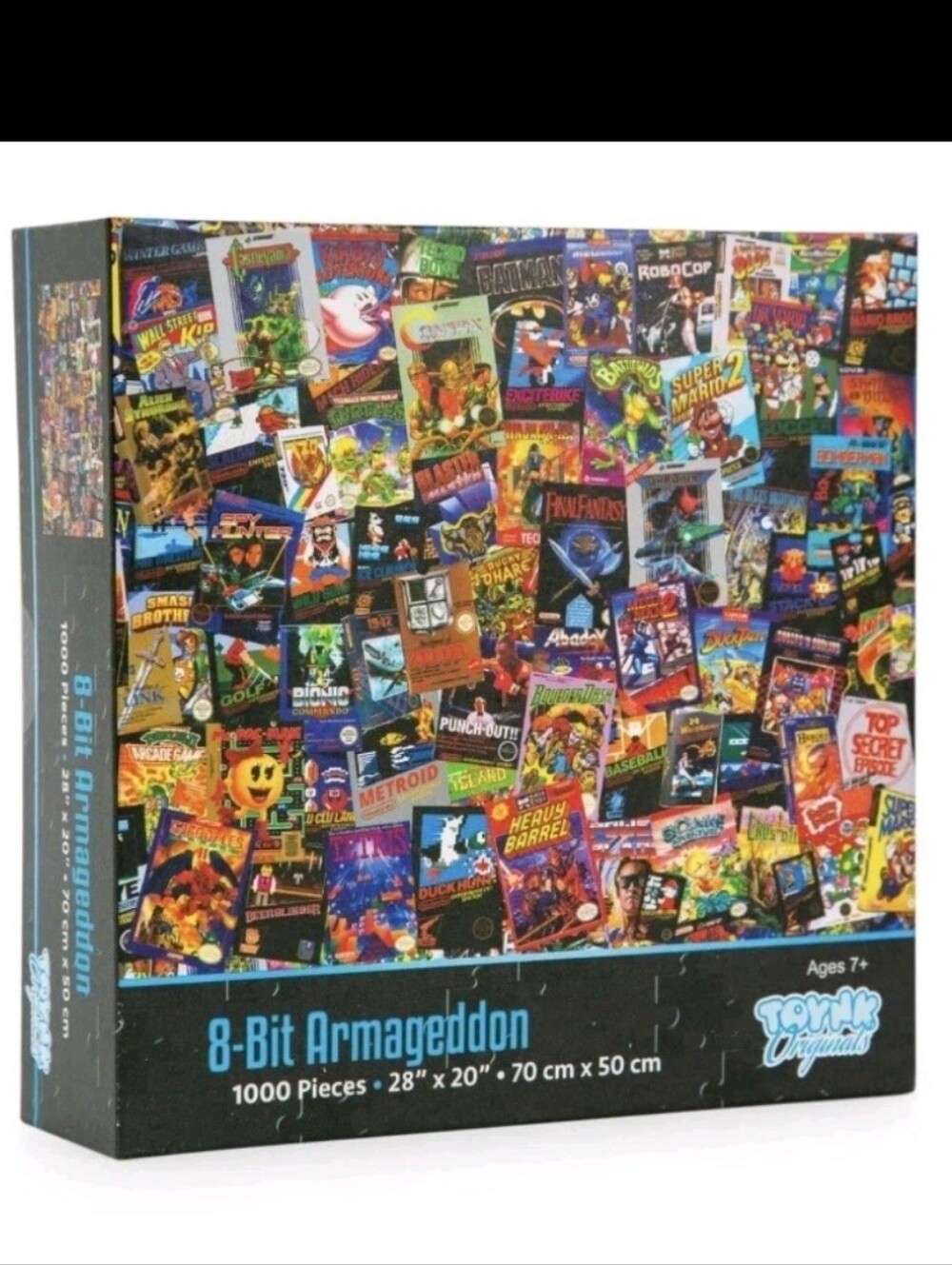 Retro Like New Video Game Puzzle.